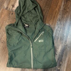 Rare REI Forest Green Lightweight Jacket